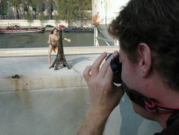 Jungle Girl conquers La Tour Eiffel.