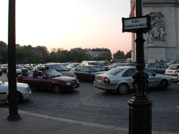 A French traffic jam.