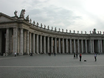 San Pietro’s front yard.